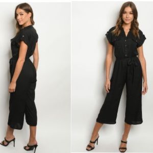 Utility Jumpsuit in black S,M,L